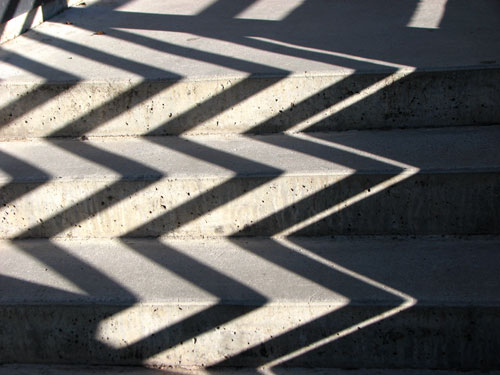 Shadow on Steps